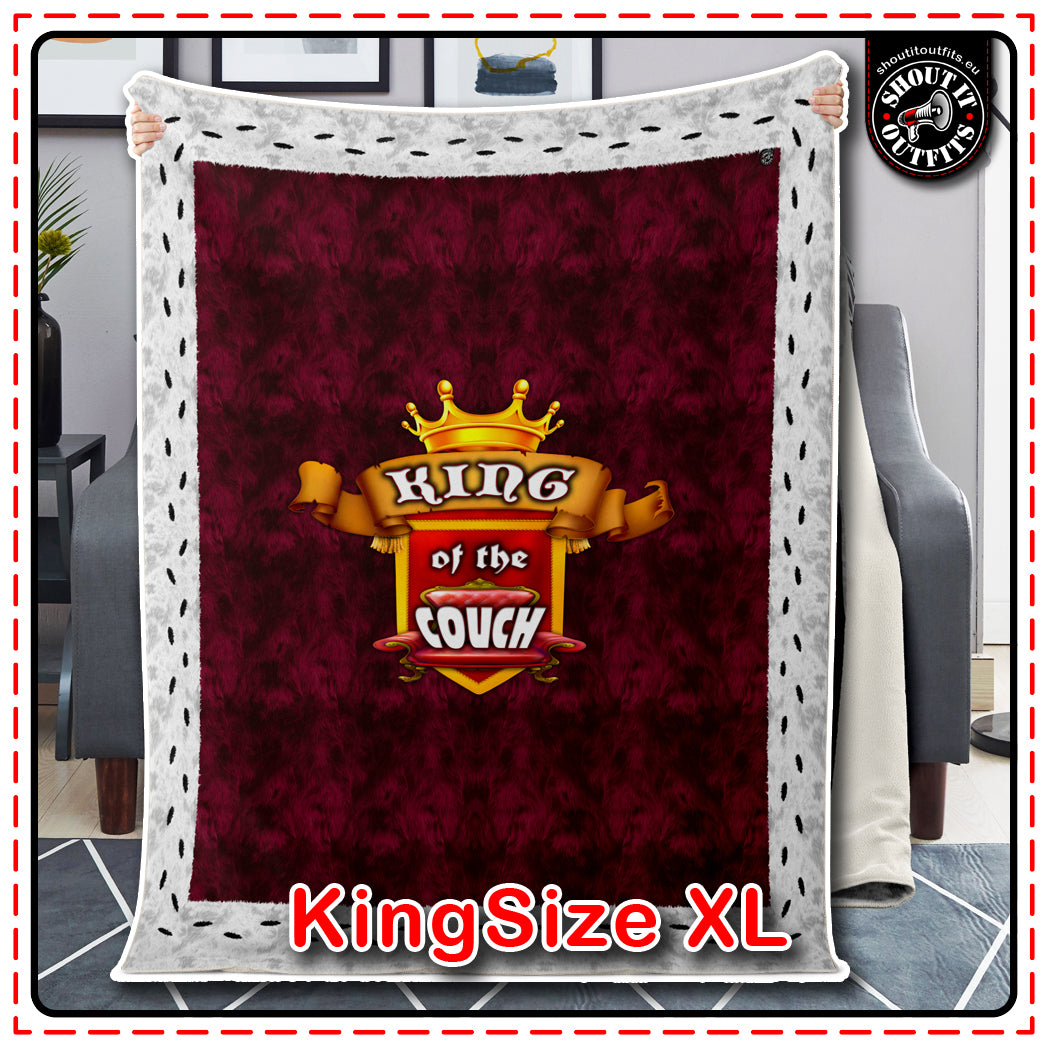 King of the Couch Blanket
