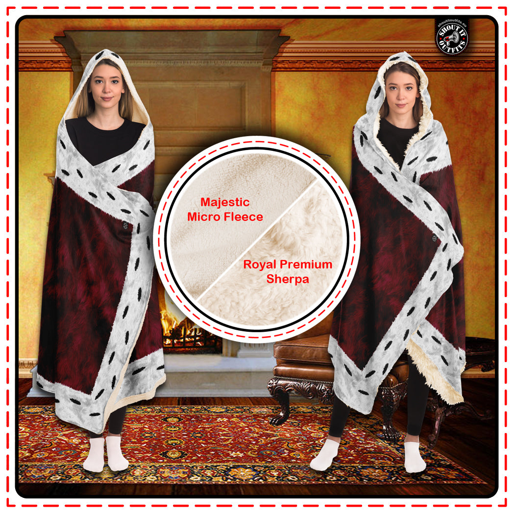 Queen of the Couch Hooded Blanket
