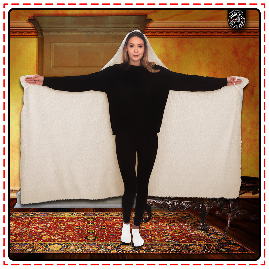 Queen of the Couch Hooded Blanket