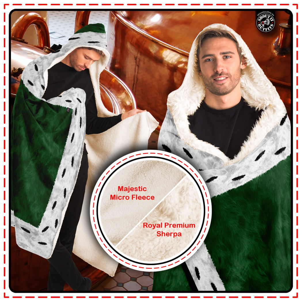 King of Beers Hooded Blanket