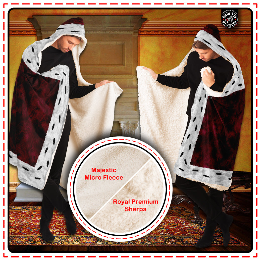 King of the Couch Hooded Blanket