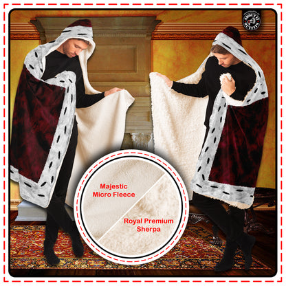 King of the Couch Hooded Blanket