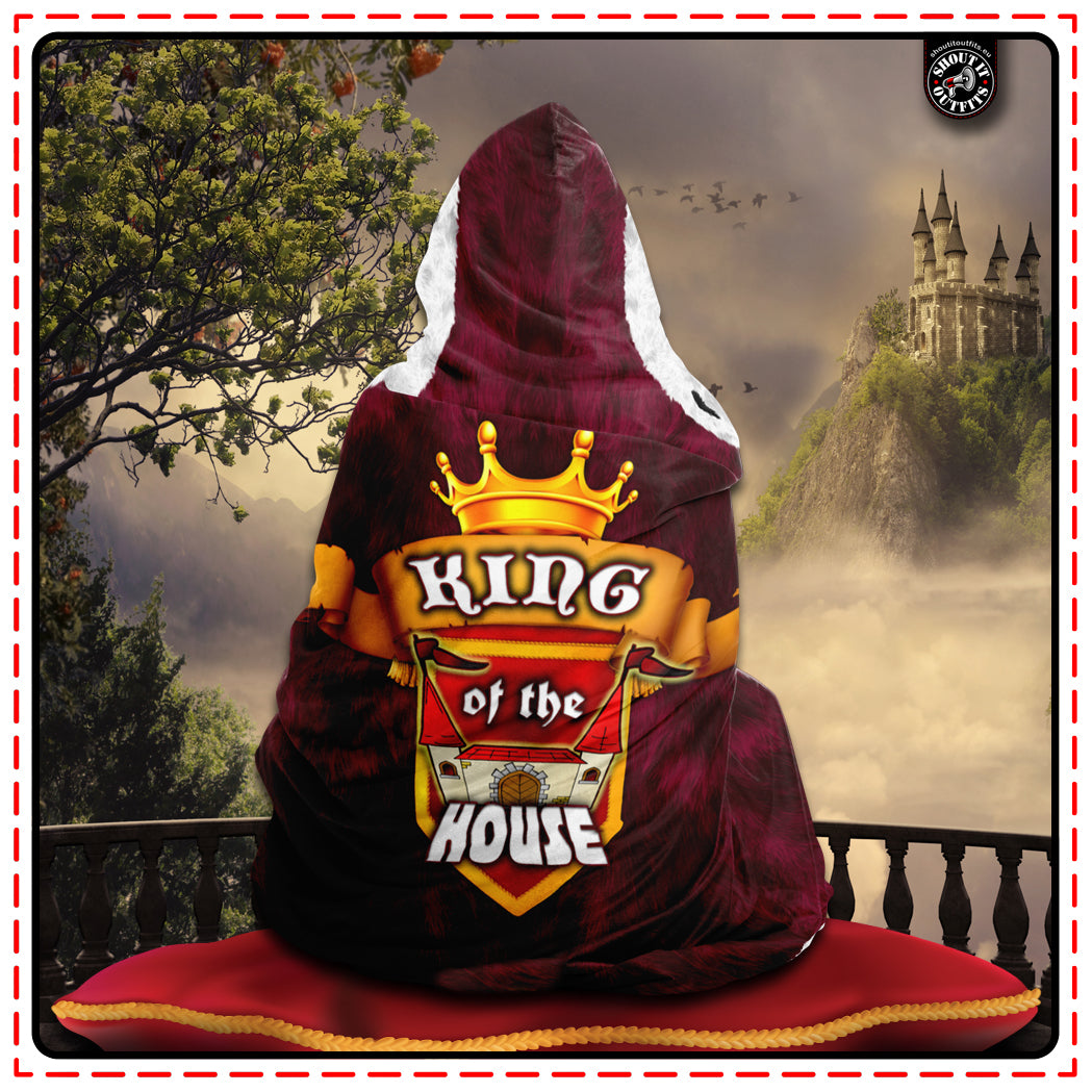 King of the House Hooded Blanket