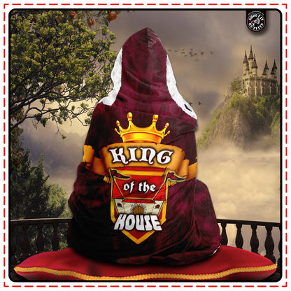 King of the House Hooded Blanket